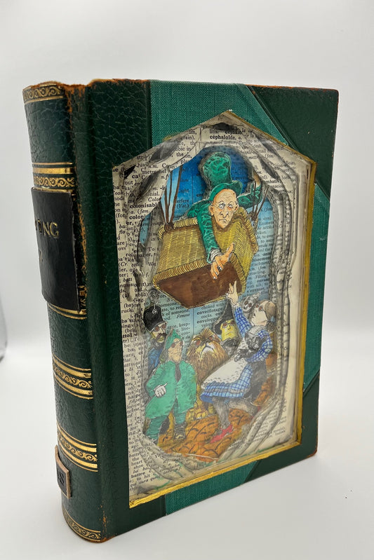 Leaving Oz Book Carving/ Altered Book