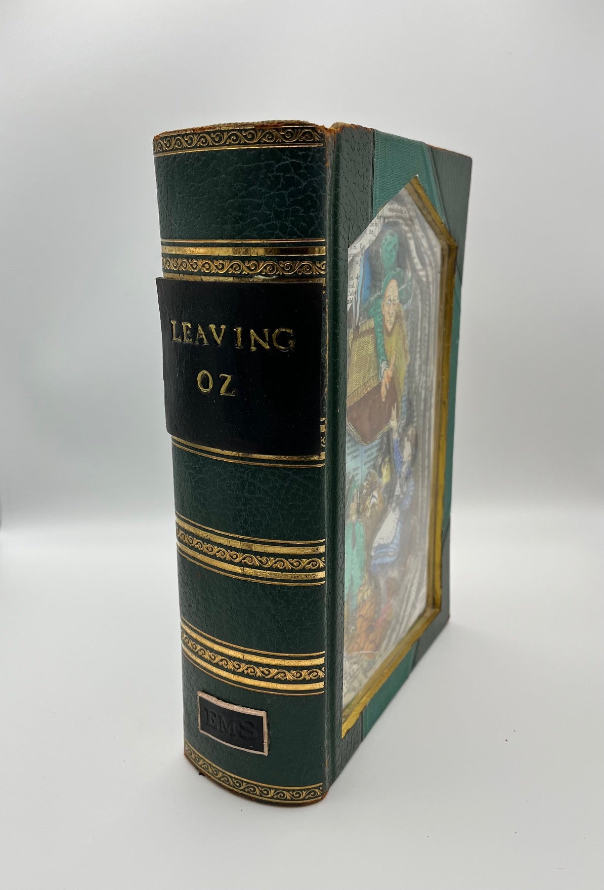 Leaving Oz Book Carving/ Altered Book