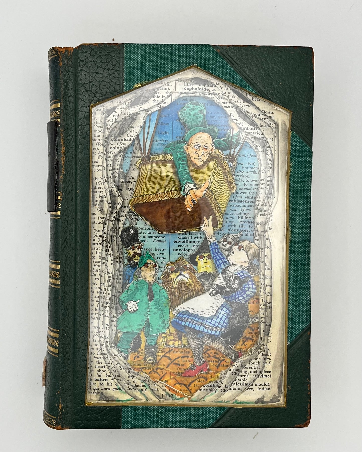 Leaving Oz Book Carving/ Altered Book