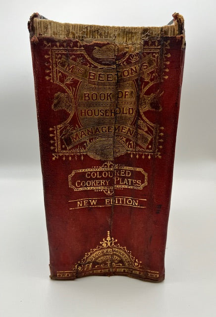 Mrs Beeton's Book of Household Management Altered Book / Book Carving / Sculpture Kintsugi Edition / Book Art