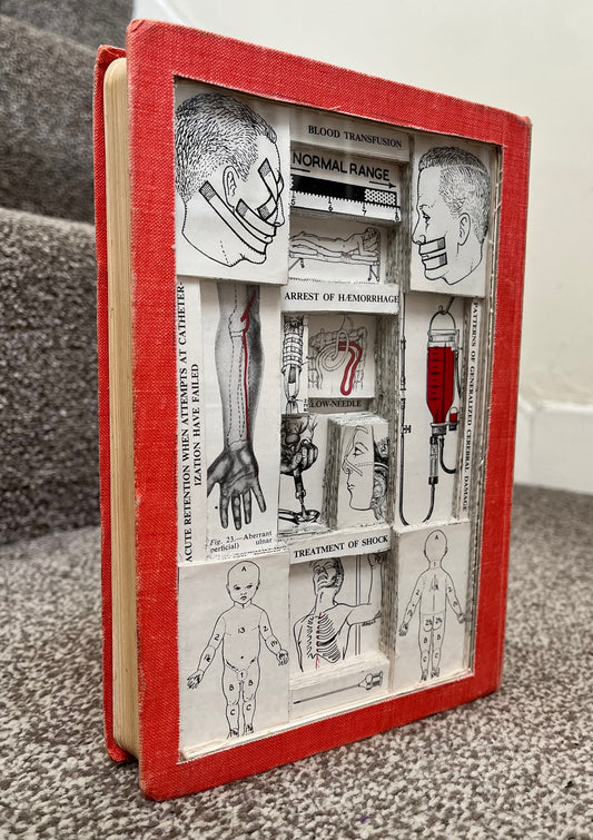 PYE'S Surgical Handicraft Book Carving/ Altered Book