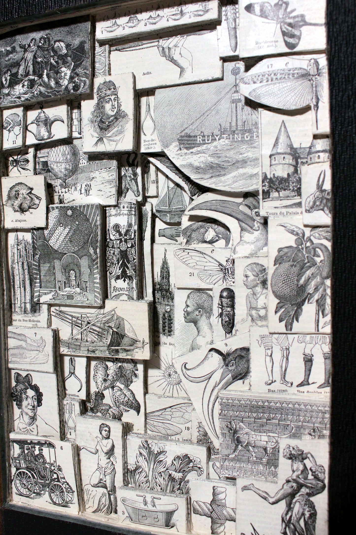 Every Pictures Says a Thousand Words. Super Large Dictionary Book Carving