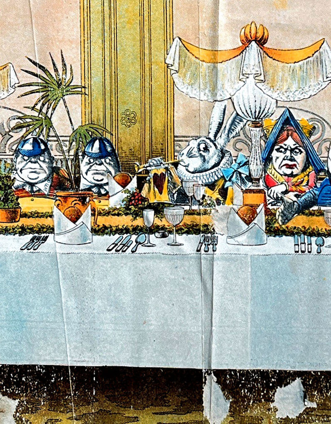 The Queen Of Hearts, Tea Party, Alice In Wonderland Print Digital Download Print