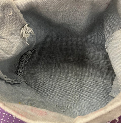 Punk's Not Dead! Small Vintage Reclaimed Customised Punk Bag/ Goth / Rock