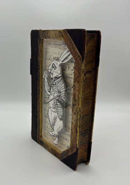 The White Rabbit Altered Book, Alice In Wonderland