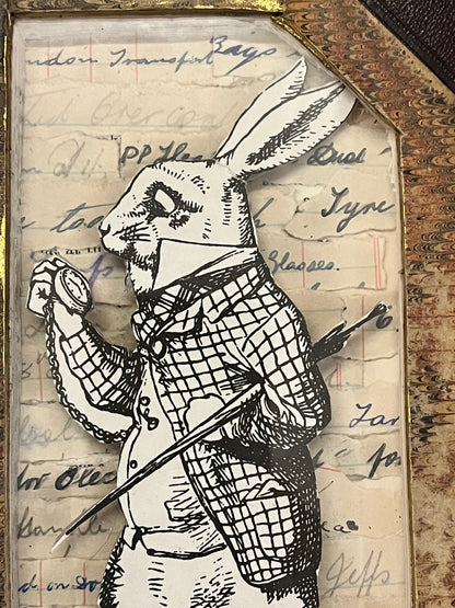 The White Rabbit Altered Book, Alice In Wonderland