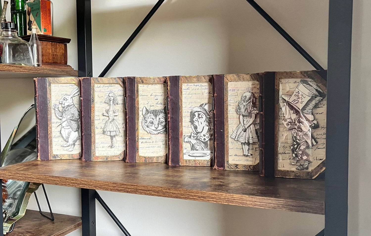 Alice in Wonderland Altered Books