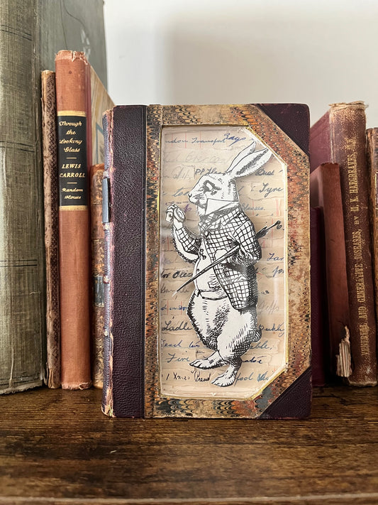 The White Rabbit Altered Book, Alice In Wonderland