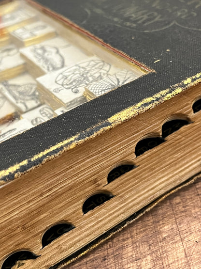 Websters New Standard Dictionary Book Carving / Altered Book Art