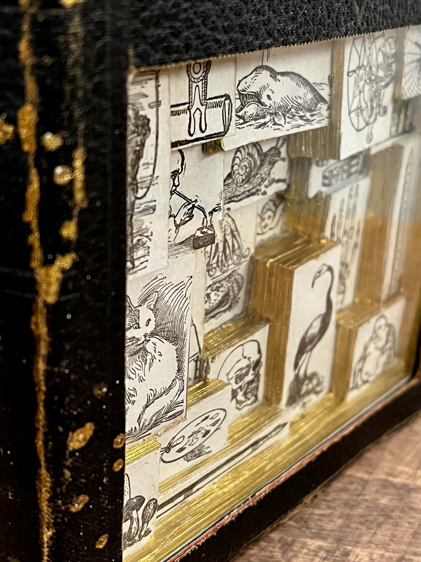 Websters New Standard Dictionary Book Carving / Altered Book Art