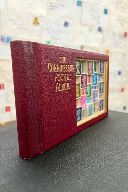 The Connoisseur Pocket Album Stamp Altered Book Free Standing Art Work