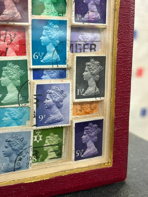 The Connoisseur Pocket Album Stamp Altered Book Free Standing Art Work