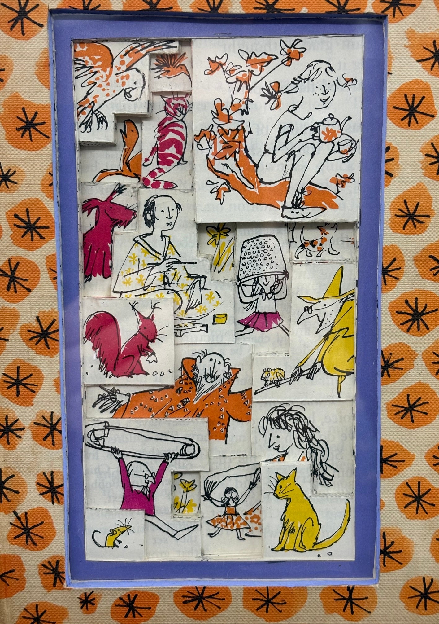 The Oxford Book of Stories for Juniors, Quentin Blake Wall Hanging Book Art