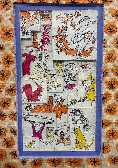 The Oxford Book of Stories for Juniors, Quentin Blake Wall Hanging Book Art