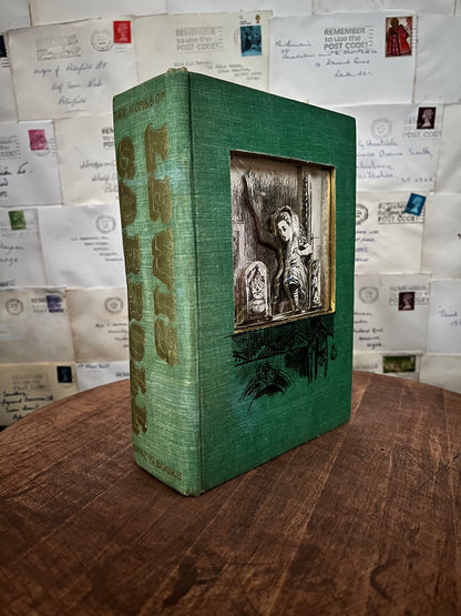 Alice Through The Looking Glass Altered Book, Book Carving