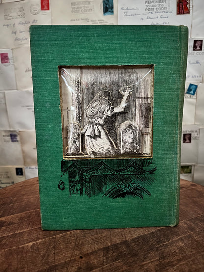 Alice Through The Looking Glass Altered Book, Book Carving