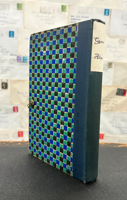 Queen Alice, Altered Book Carving From Alice in Wonderland and Looking Glass