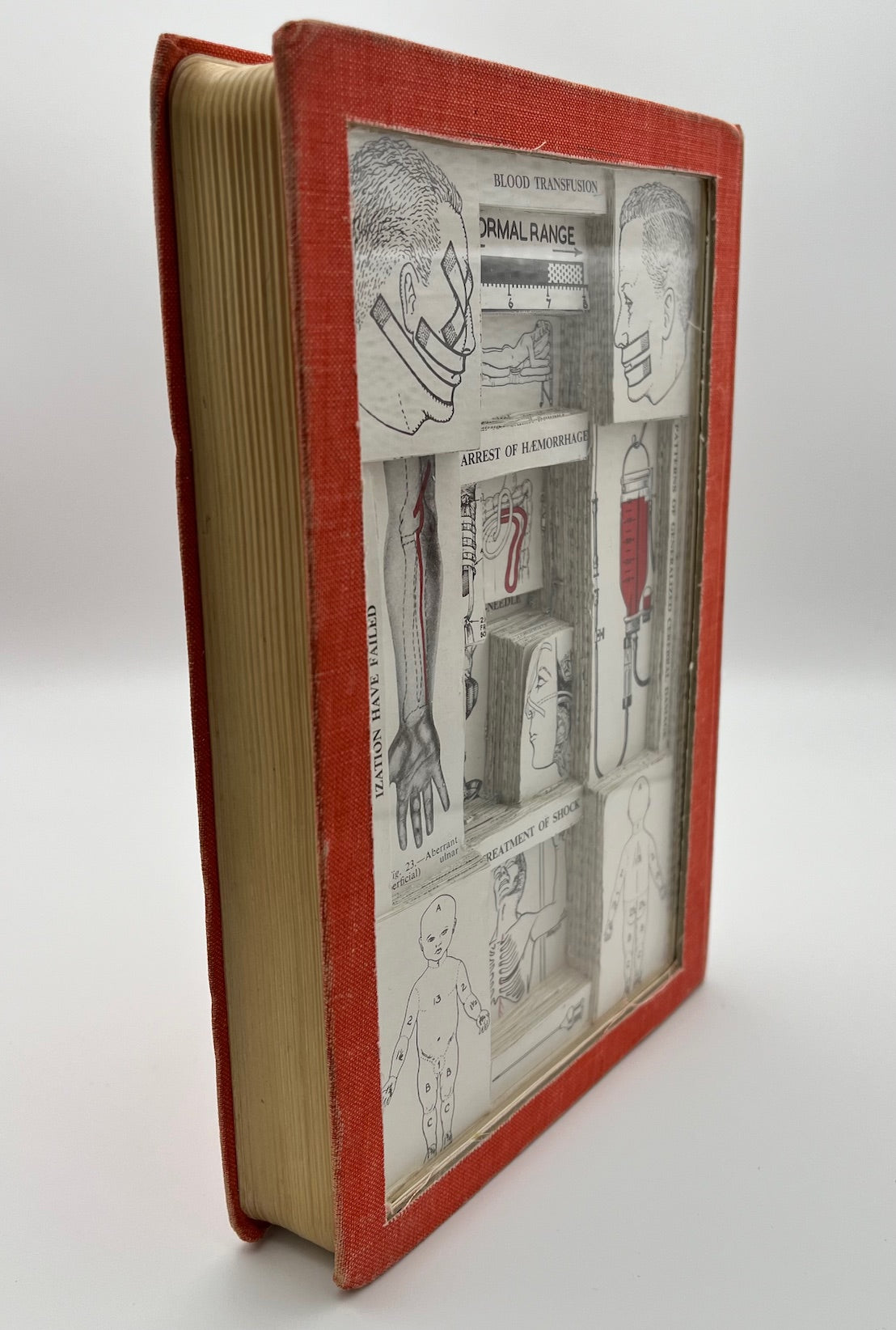PYE'S Surgical Handicraft Book Carving/ Altered Book