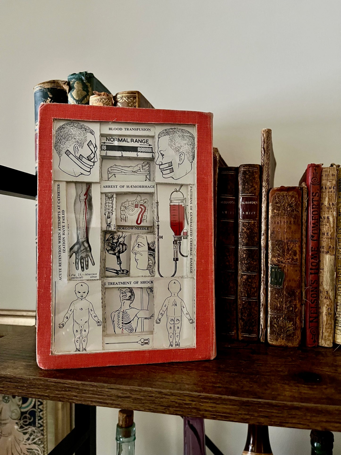 PYE'S Surgical Handicraft Book Carving/ Altered Book