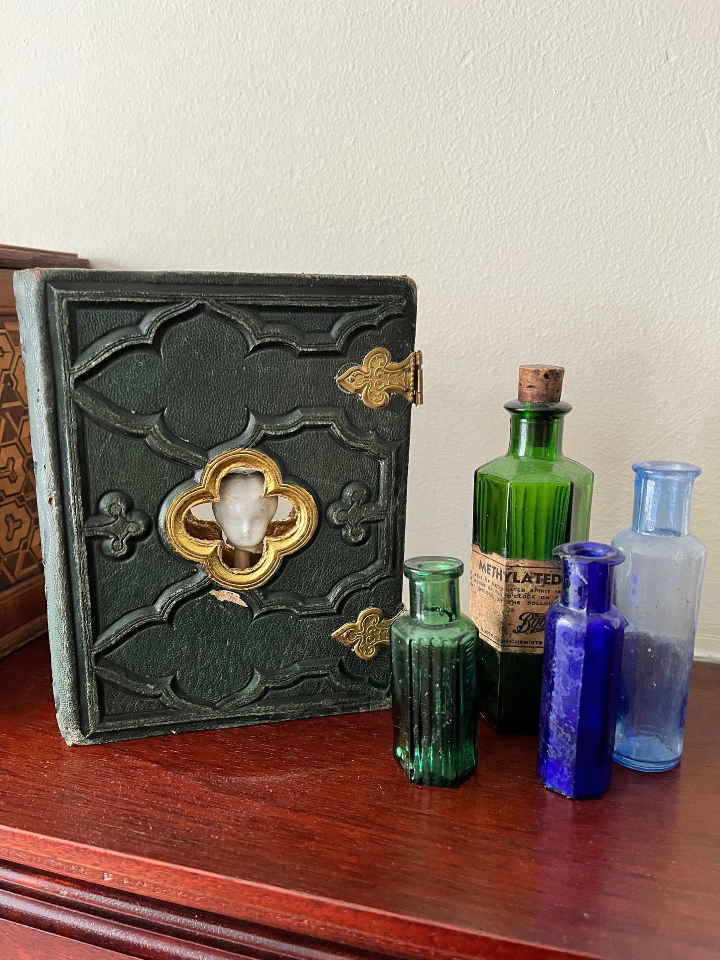 Little Book Of Lost Souls, Repurposed Victorian Photo Album