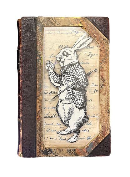 The White Rabbit Altered Book, Alice In Wonderland
