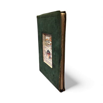 The Mini Mushroom Hill.  Small Altered Book Art