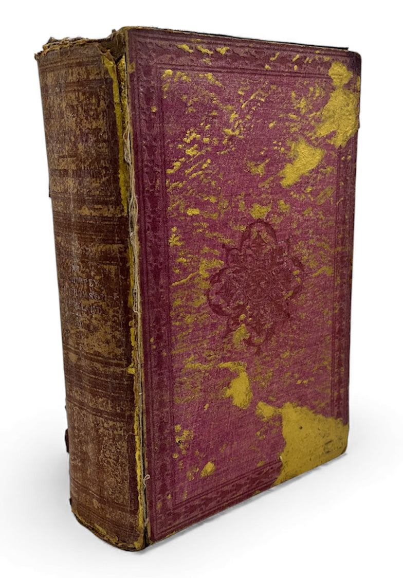 Alice In The Pink Book Carving/ Altered Book