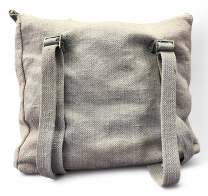 Be More Punk! Reclaimed Large Upcycled Vintage Customised Canvas Bag. Punk/ Gothic/ Rock