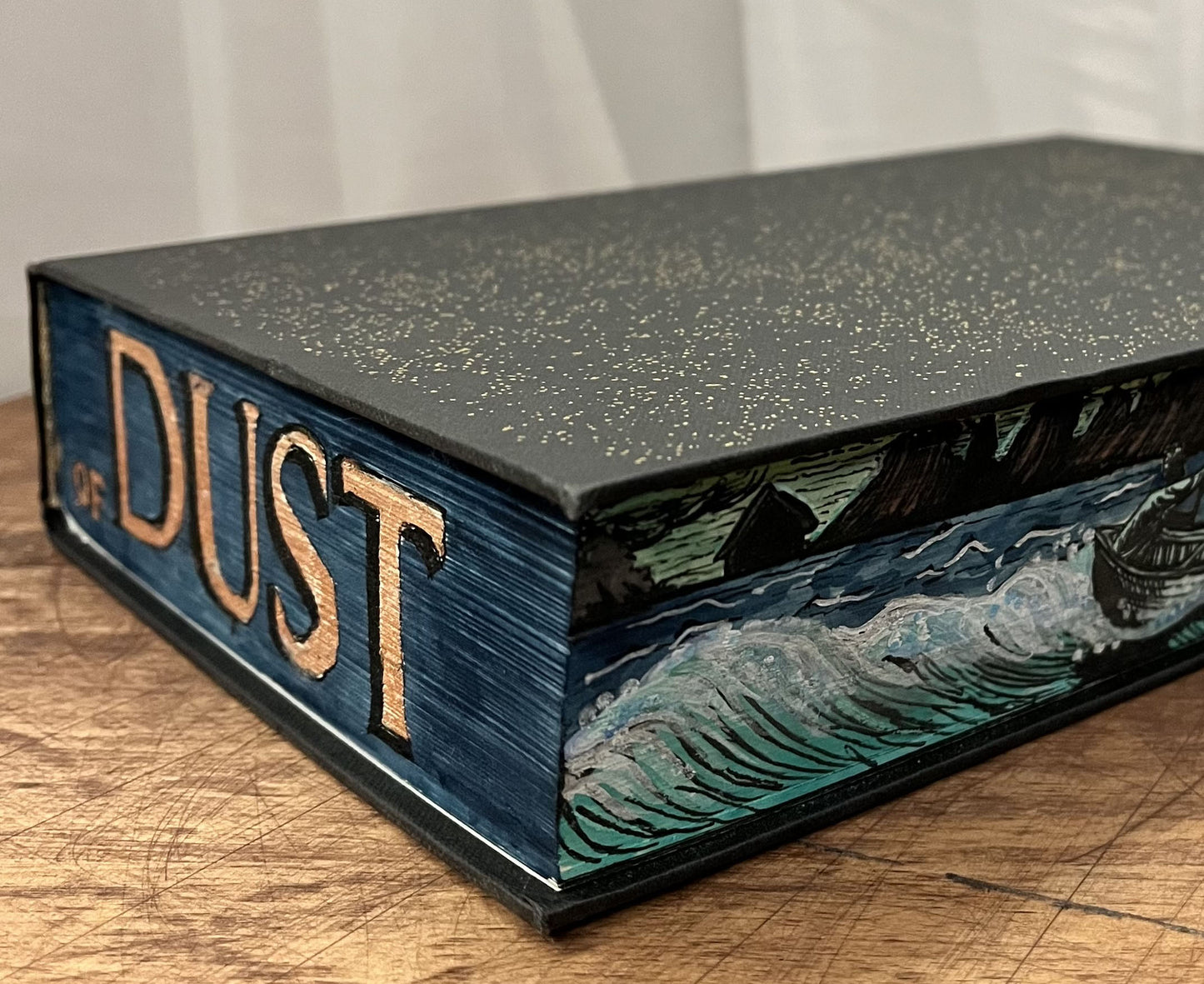 Fore Edge Painted Book - The Book of Dust, By Philip Pullman