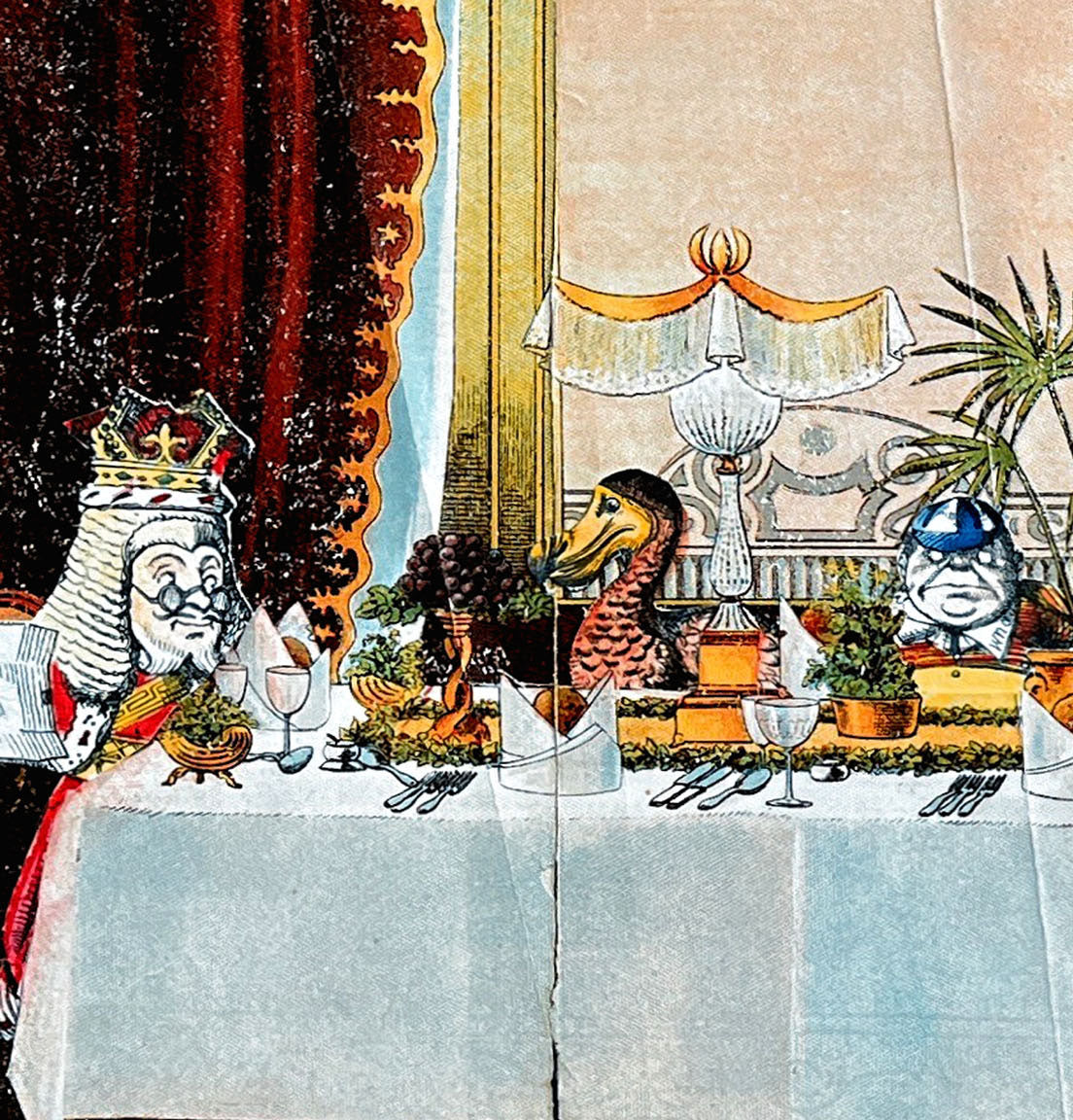 The Queen Of Hearts, Tea Party, Alice In Wonderland Print Digital Download Print