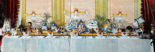 The Queen Of Hearts, Tea Party, Alice In Wonderland Print Digital Download Print