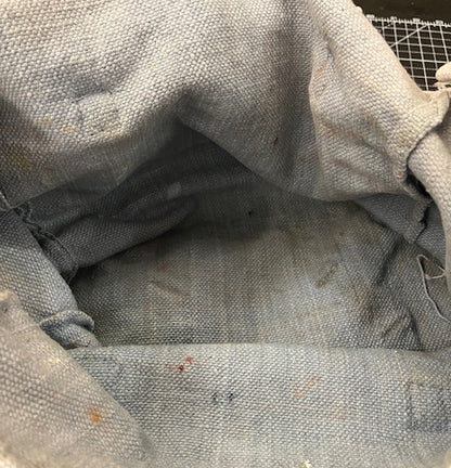 Be More Punk! Reclaimed Large Upcycled Vintage Customised Canvas Bag. Punk/ Gothic/ Rock