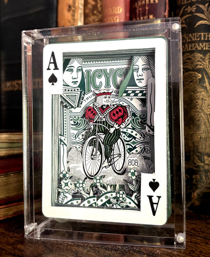 King of The Road, Shadow Box Playing Card Art.