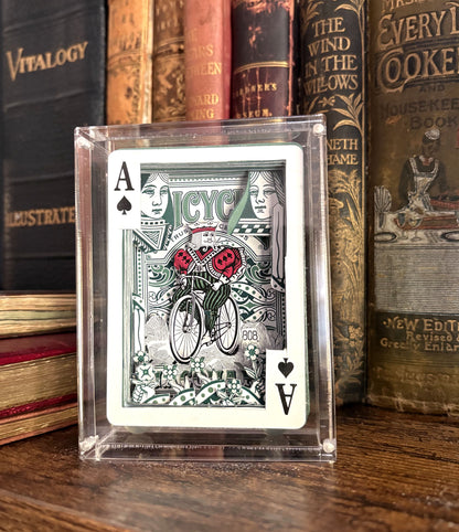 King of The Road, Shadow Box Playing Card Art.