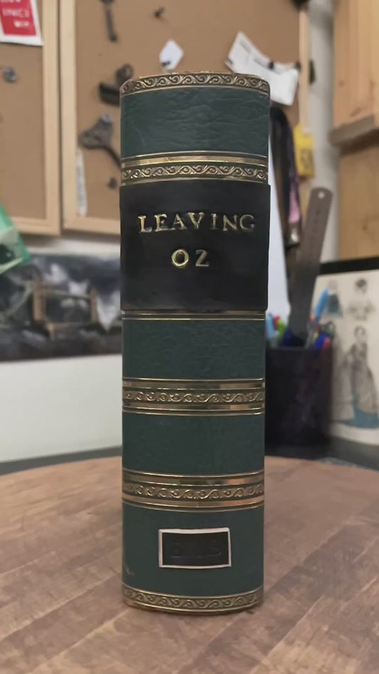 Leaving Oz Book Carving/ Altered Book