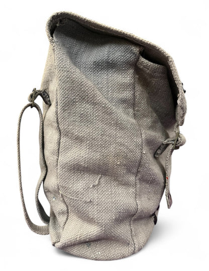 Be More Punk! Reclaimed Large Upcycled Vintage Customised Canvas Bag. Punk/ Gothic/ Rock