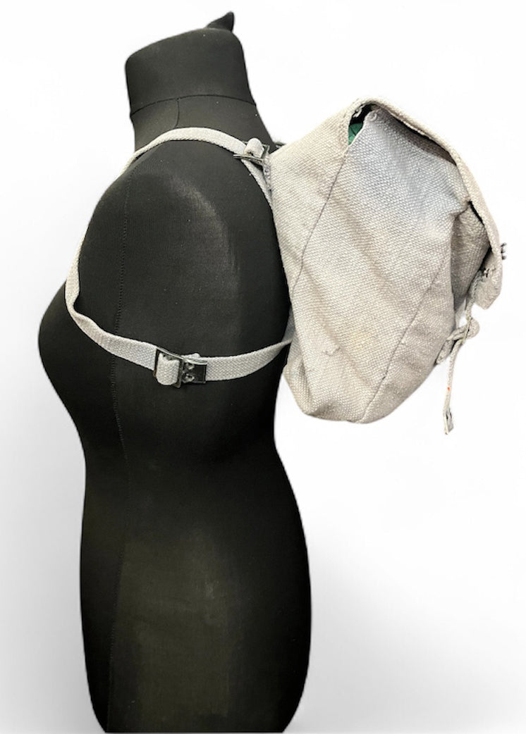 Be More Punk! Reclaimed Large Upcycled Vintage Customised Canvas Bag. Punk/ Gothic/ Rock